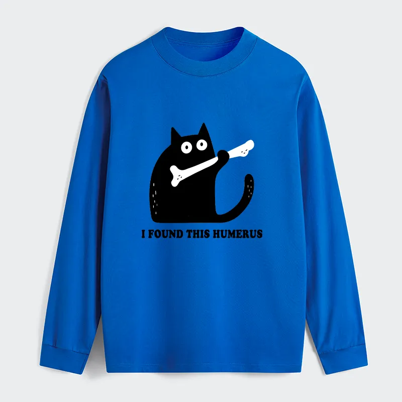 Tokyo-Tiger Cat Found This Humerus Classic Long Sleeve T-Shirt