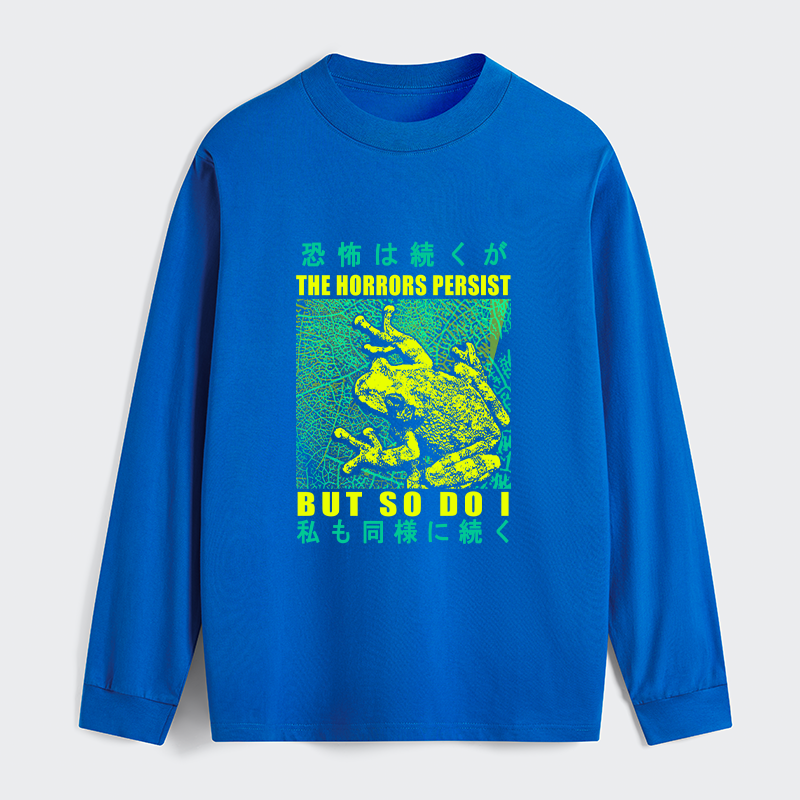Tokyo-Tiger The Horrors Persist Forg Classic Long Sleeve T-Shirt