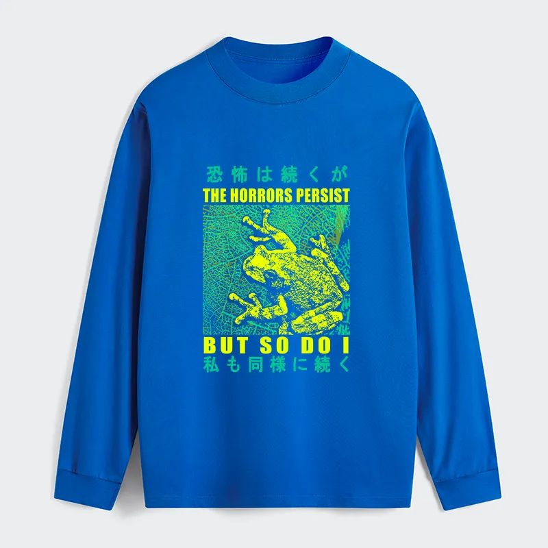 Tokyo-Tiger The Horrors Persist Forg Classic Long Sleeve T-Shirt Sale