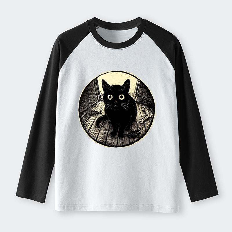 [Copy]Tokyo-Tiger More Spaghetti Less Upsetti Goose Raglan Long Sleeve T-shirt