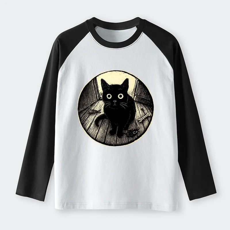 [Copy]Tokyo-Tiger More Spaghetti Less Upsetti Goose Raglan Long Sleeve T-shirt