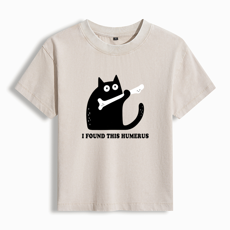 Tokyo-Tiger Cat Found This Humerus Washed T-shirt
