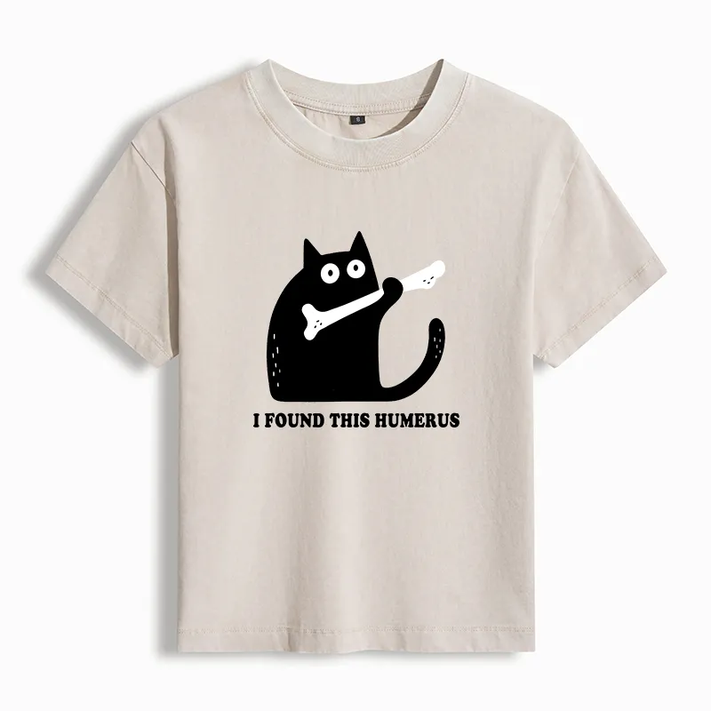 Tokyo-Tiger Cat Found This Humerus Washed T-shirt