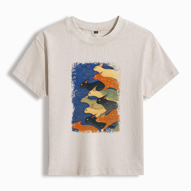 Tokyo-Tiger Claw-some Ninja Washed T-shirt