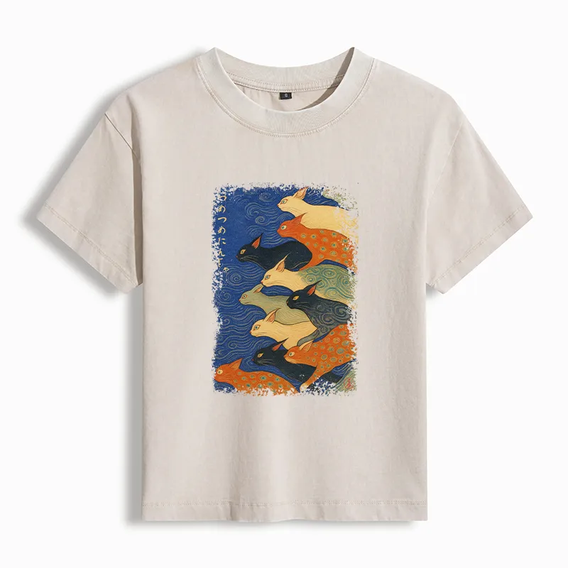 Tokyo-Tiger Claw-some Ninja Washed T-Shirt Sale