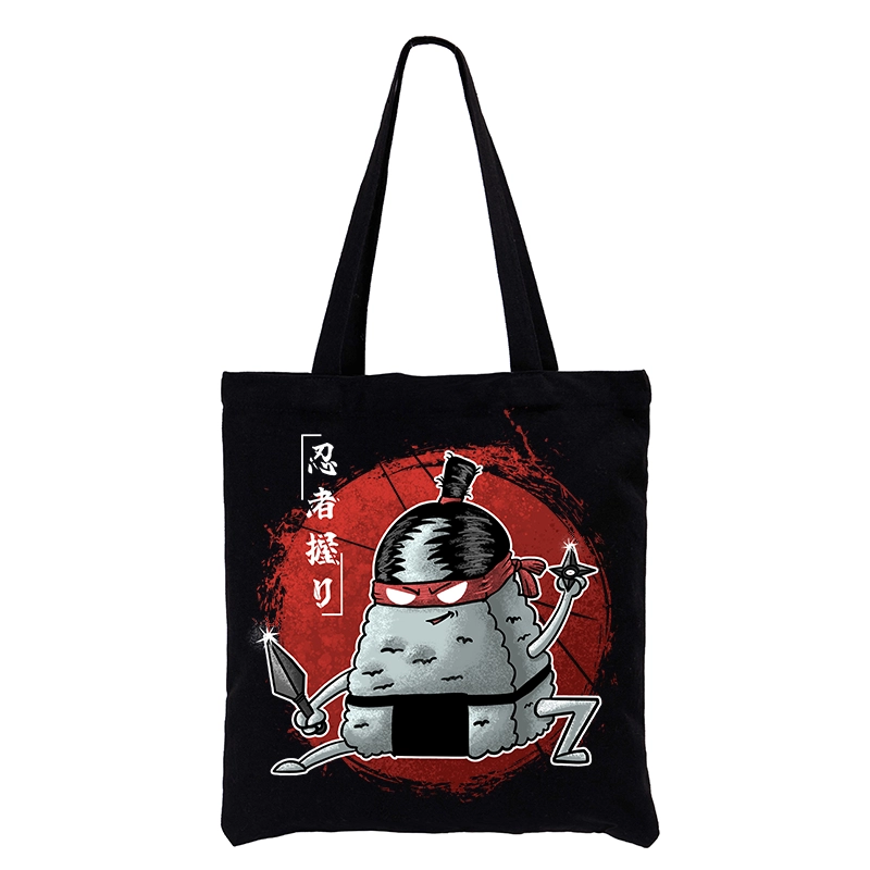 Tokyo-Tiger Rice Ball Ninja Tote Bag