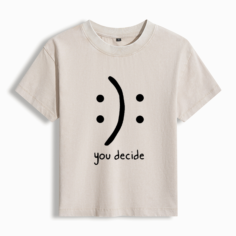 Tokyo-Tiger Laugh Or Sad Washed T-shirt