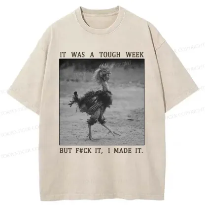 Tokyo-Tiger Successful Chicken Washed T-Shirt