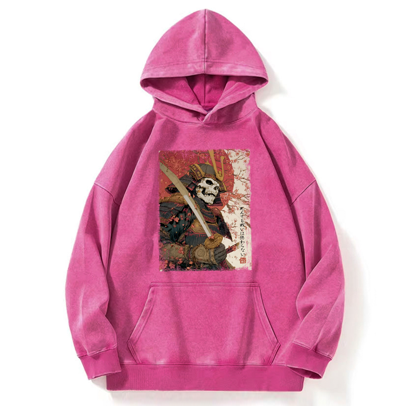 Tokyo-Tiger Samurai Under The Sakura Washed Hoodie