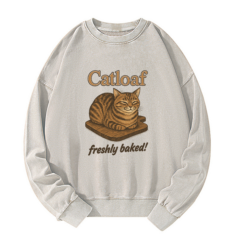 Tokyo-Tiger Japan Catloaf Washed Sweatshirt