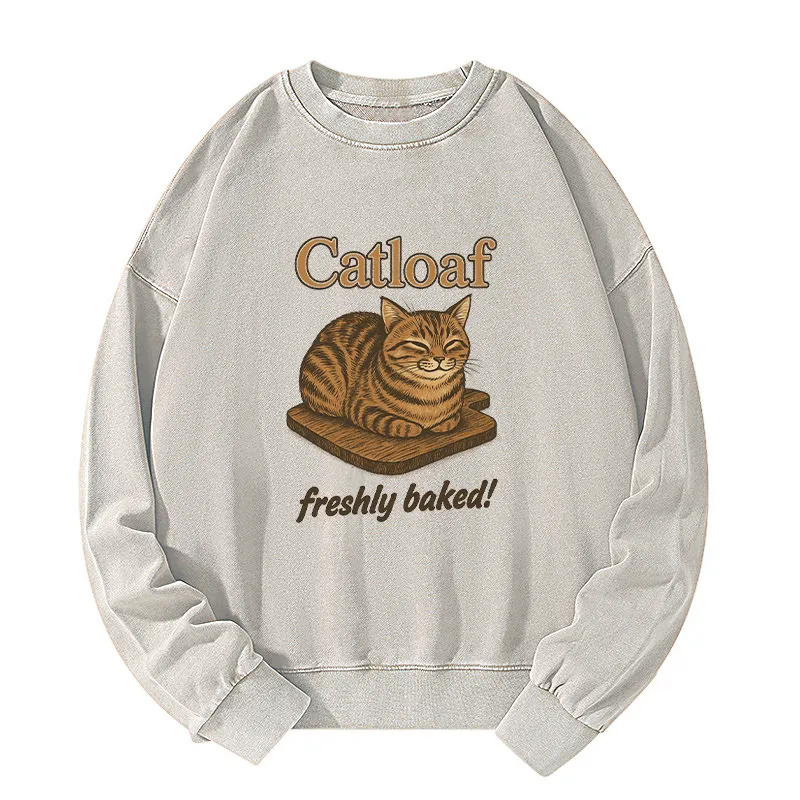 Tokyo-Tiger Japan Catloaf Washed Sweatshirt
