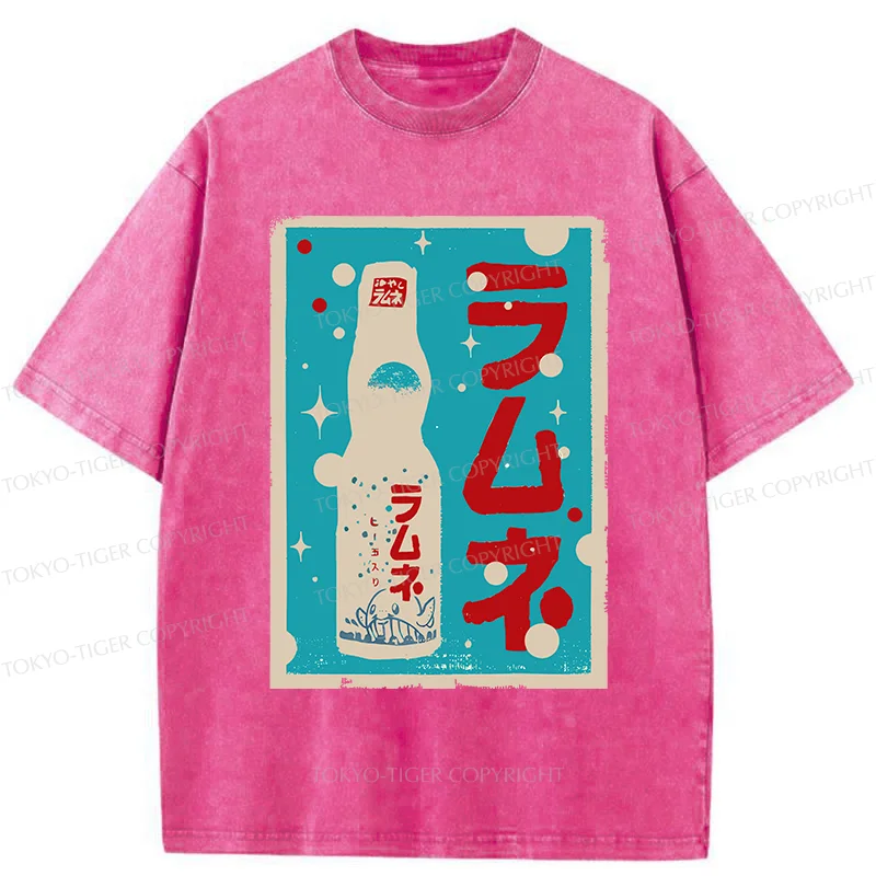 Tokyo-Tiger Retro Soda Washed T-Shirt