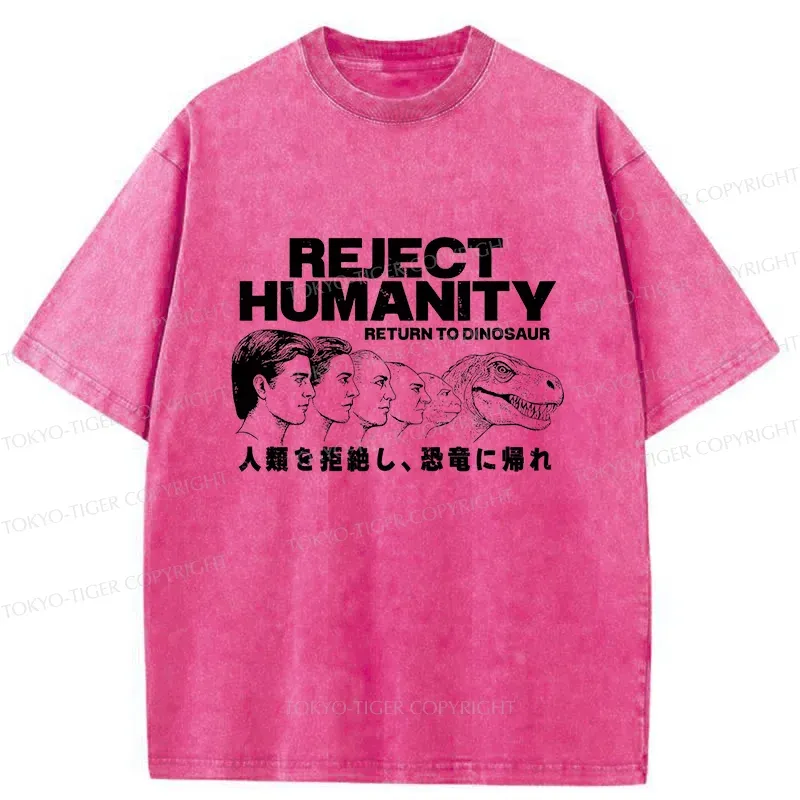 Tokyo-Tiger Return To Dinosaur Washed T-Shirt