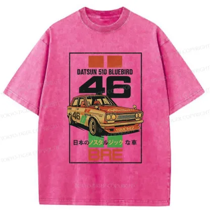 Tokyo-Tiger Classic Racing Japan Washed T-Shirt