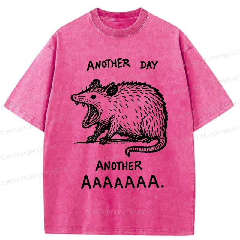 Tokyo-Tiger Screaming Possum Washed T-Shirt