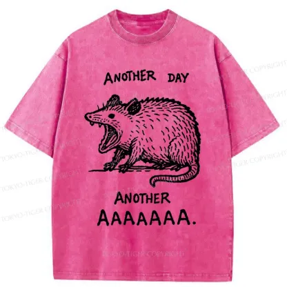 Tokyo-Tiger Screaming Possum Washed T-Shirt