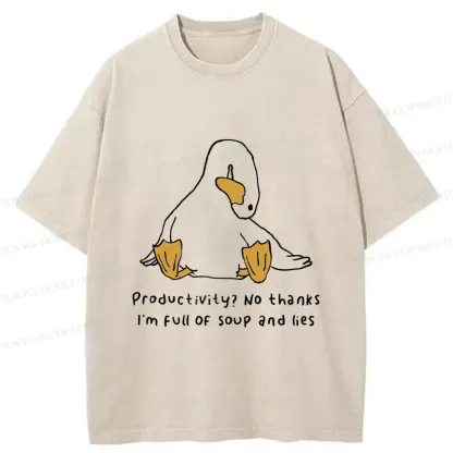 Tokyo-Tiger Unreliable Goose Washed T-Shirt