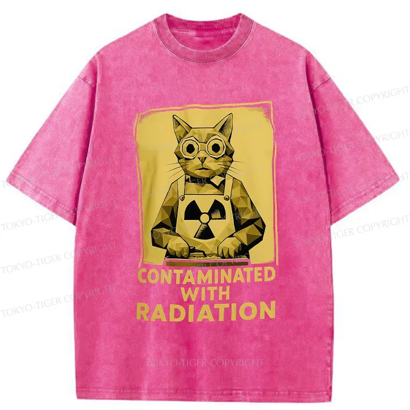 Tokyo-Tiger Mutant Cat Washed T-Shirt Sale