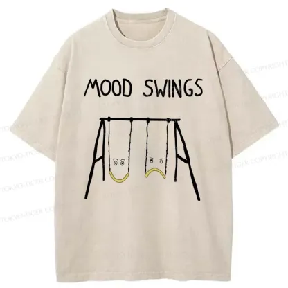 Tokyo-Tiger Swing Changes Your Mood Washed T-Shirt