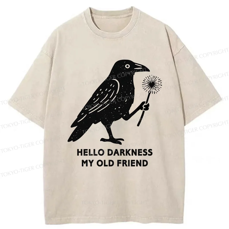 Tokyo-Tiger My Old Friend The Crow Washed T-Shirt