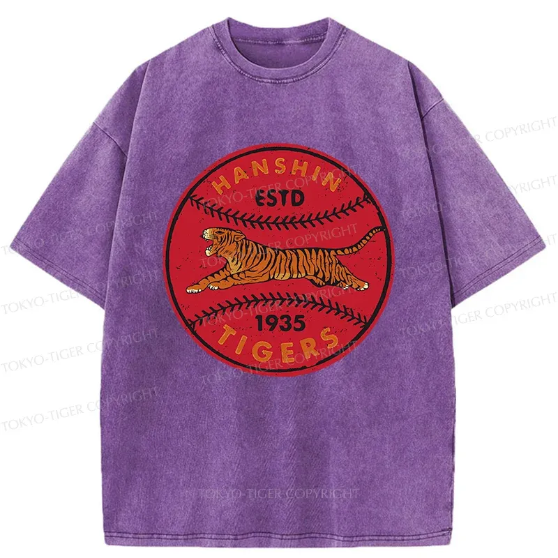 Tokyo-Tiger Osaka Tigers Japanese Washed T-Shirt