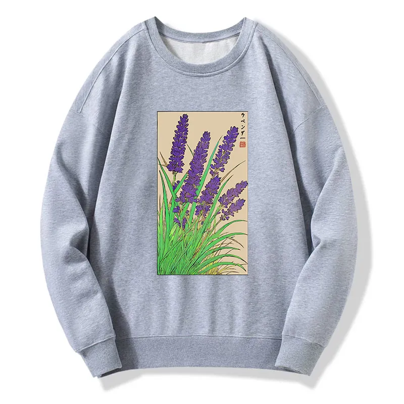 Tokyo-Tiger Japanese Lavender Classic Sweatshirt
