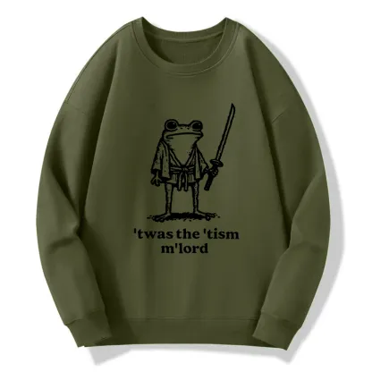 Tokyo-Tiger Focused Samurai Frog Classic Sweatshirt