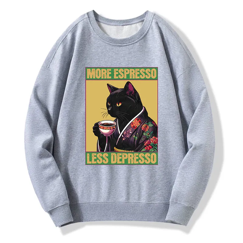 Tokyo-Tiger Up Caffeine Down Depression Classic Sweatshirt
