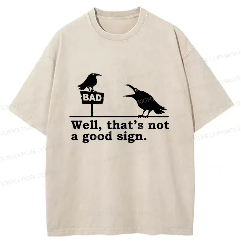 Tokyo-Tiger Bad Omen Washed T-Shirt