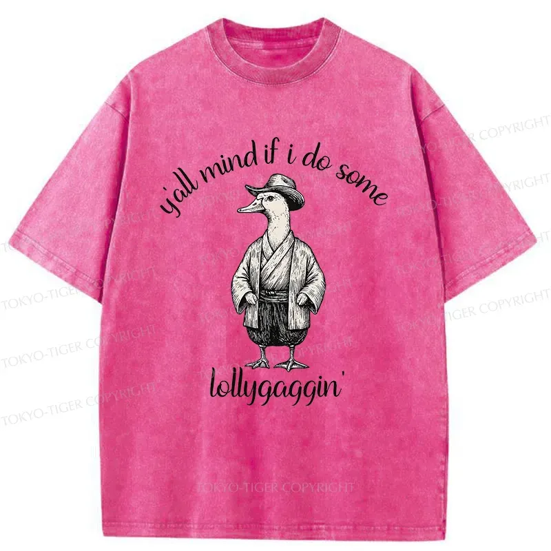 Tokyo-Tiger Stupid Samurai Goose Washed T-Shirt