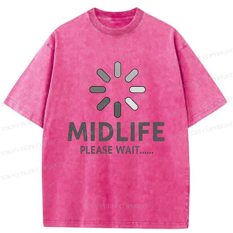 Tokyo-Tiger Menopause Funny Washed T-Shirt