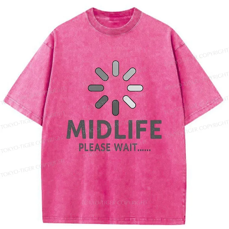 Tokyo-Tiger Menopause Funny Washed T-Shirt