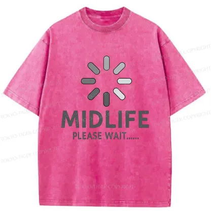 Tokyo-Tiger Menopause Funny Washed T-Shirt