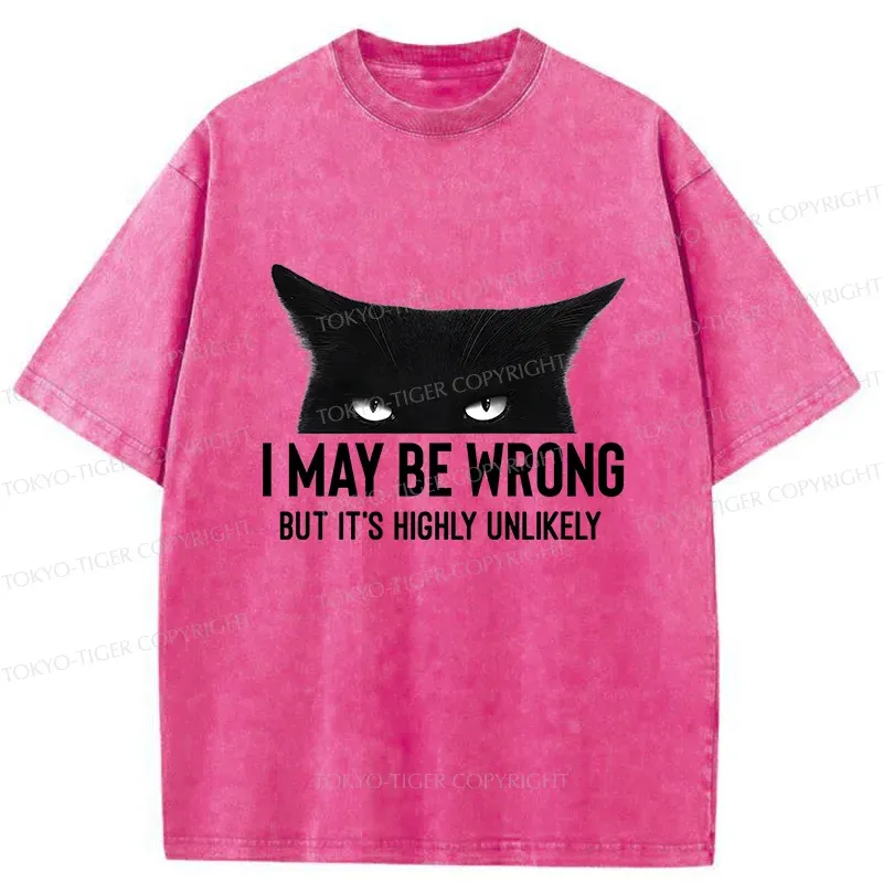 Tokyo-Tiger Cat Can Do No Wrong Washed T-Shirt