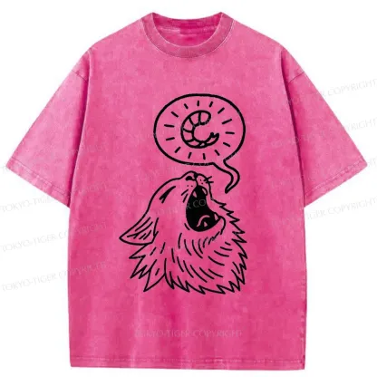 Tokyo-Tiger Cat Wants To Eat Shrimp Washed T-Shirt
