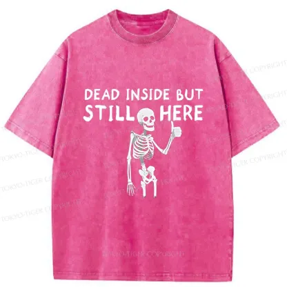 Tokyo-Tiger Dead Inside Washed T-Shirt