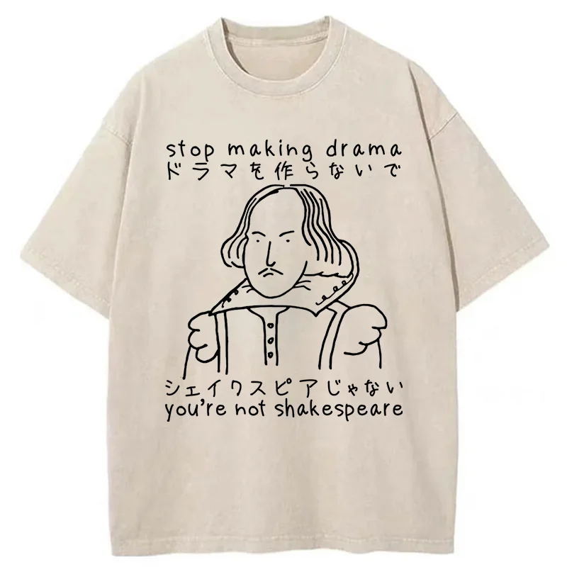 Tokyo-Tiger Stop Making Drama Washed T-Shirt