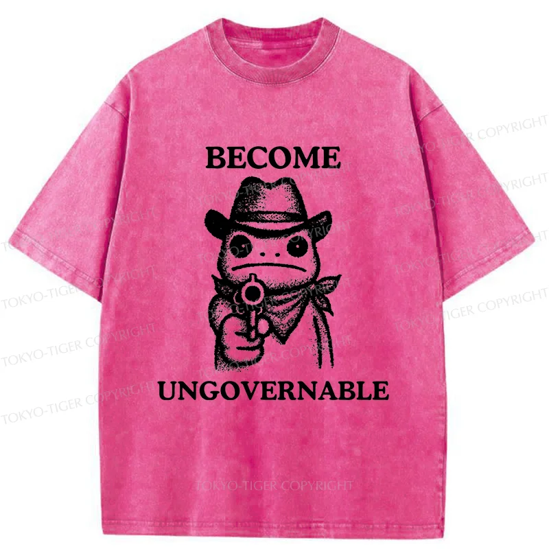 Tokyo-Tiger Frog Is Targeting You Washed T-Shirt