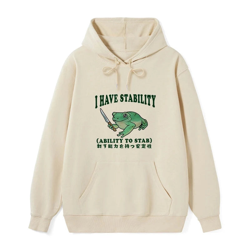 Tokyo-Tiger Mentally Stable Assassin Frog Classic Hoodie