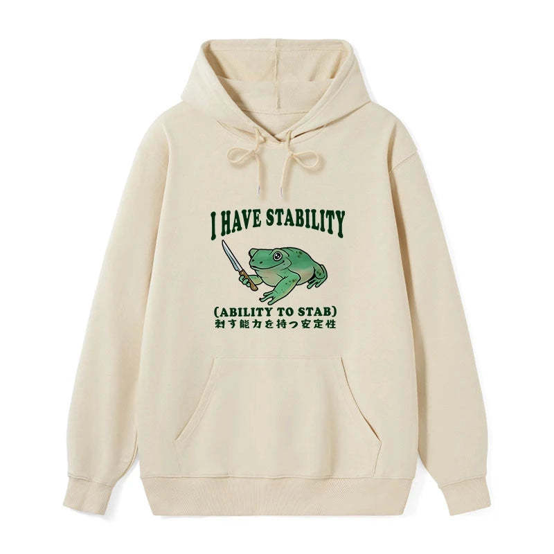 Tokyo-Tiger Mentally Stable Assassin Frog Classic Hoodie