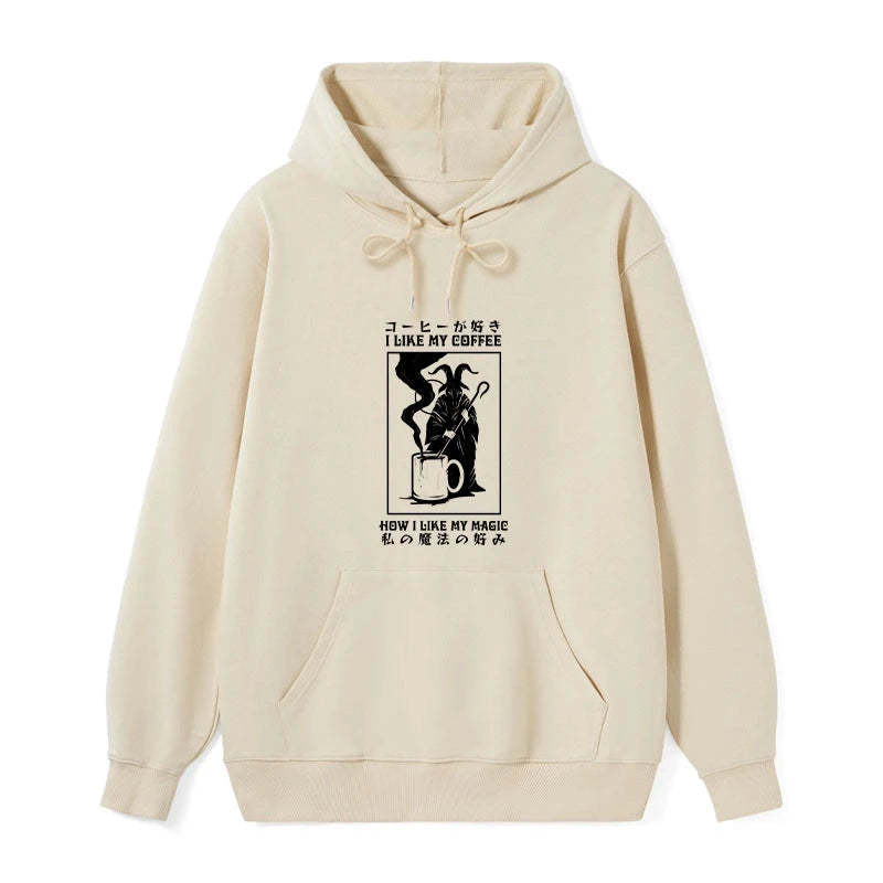 Tokyo-Tiger I Like My Coffee Classic Hoodie