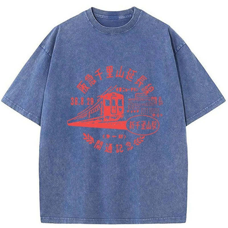Tokyo-Tiger TOKYO 1929 Train Washed T-Shirt