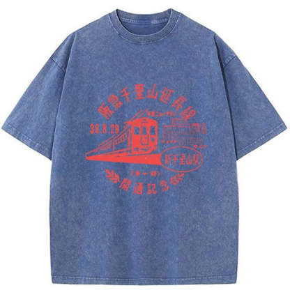 Tokyo-Tiger TOKYO 1929 Train Washed T-Shirt