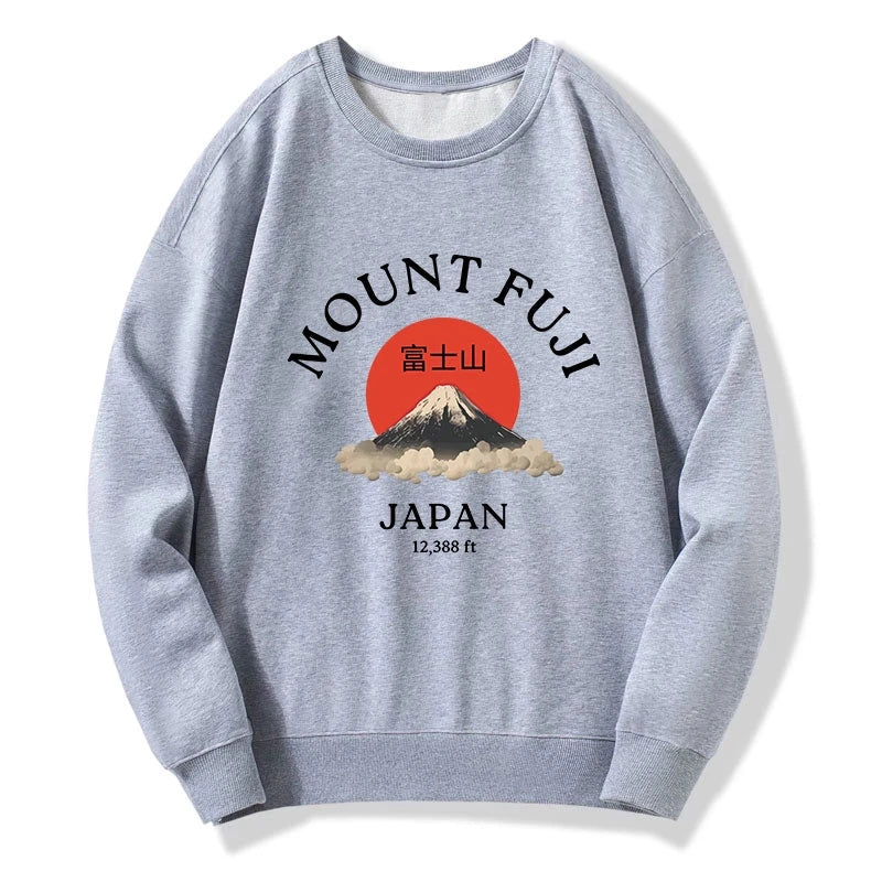 Tokyo-Tiger Japan Mount Fuji Sun Unisex Sweatshirt