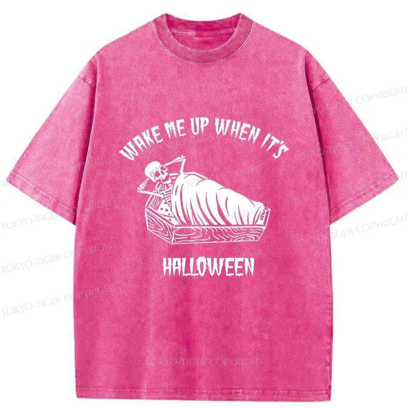 Tokyo-Tiger Wake Me Up Washed T-Shirt