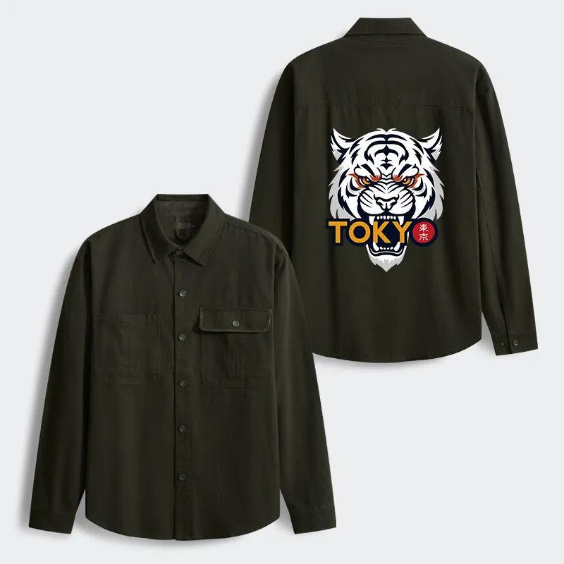 Tokyo-Tiger Japanese Frog Demon Washed T-Shirt Sale