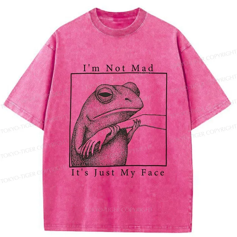 Tokyo-Tiger Expressionless Frog Washed T-Shirt Sale