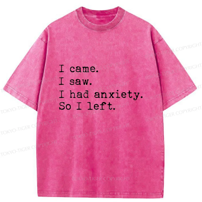 Tokyo-Tiger I'm Anxious Washed T-Shirt