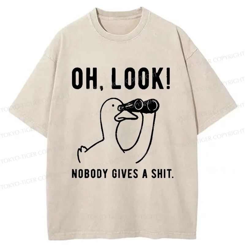 Tokyo-Tiger No One Cares About The Duck Washed T-Shirt