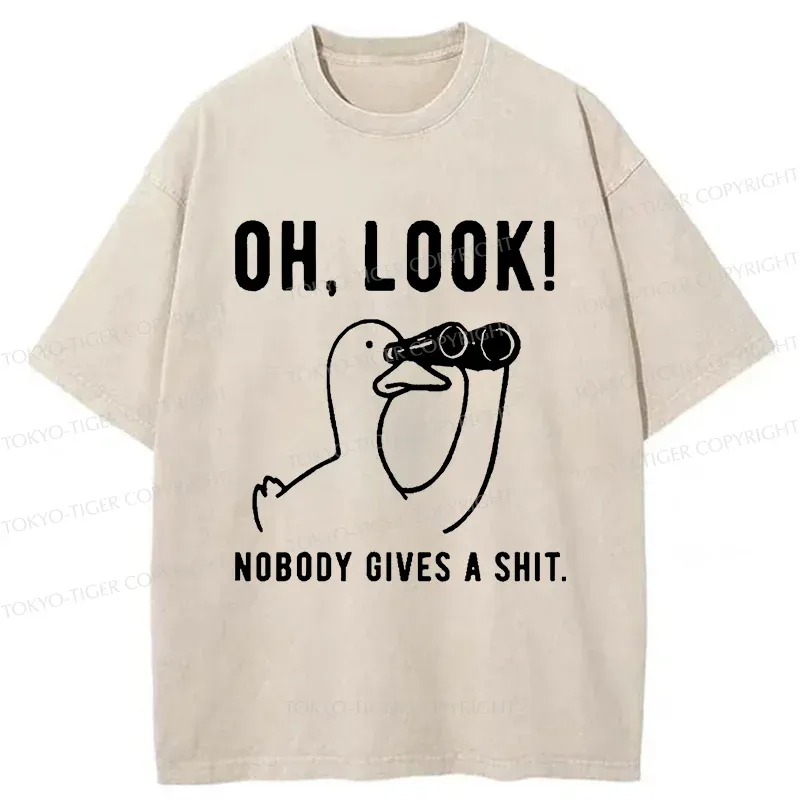 Tokyo-Tiger No One Cares About The Duck Washed T-Shirt
